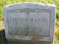Cicon, Christina M